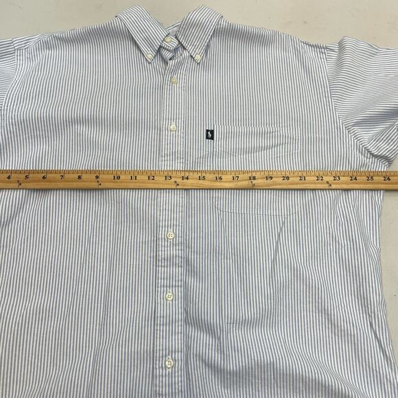 Ralph Lauren Blaire 100% Cotton stripped LS button up men's shirt size Large - Picture 13 of 15